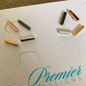 Premier Designs Dash Stud Earrings 4 pair